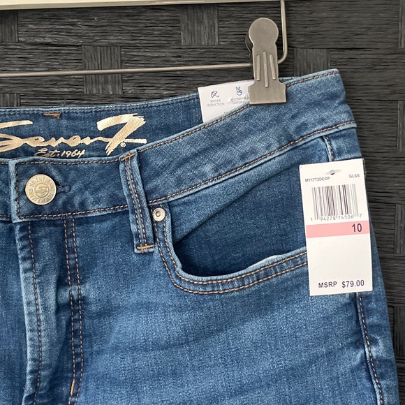 Seven7 Jeans ‘the VINTAGE-High Rise Straight’ Jean - Picture 4 of 5